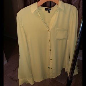 Yellow button up
